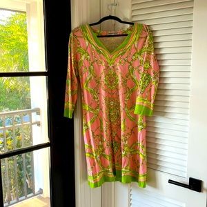 Barbara Gerwit v-neck dress.